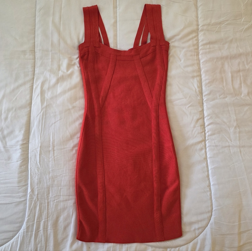EUC Marciano Women's Peachy Bandage Dress Size XS